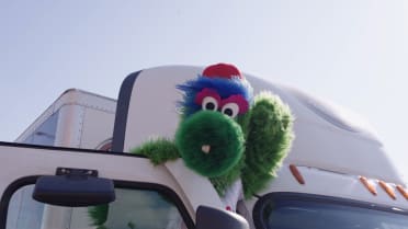 Phillies pack up truck for Spring Training