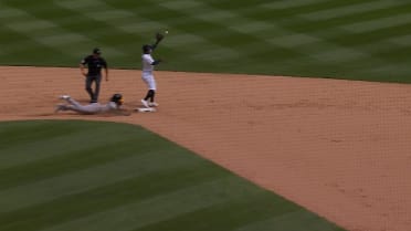 Out call at second base is overturned after review