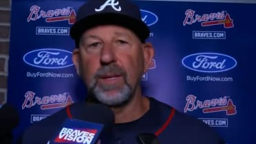 Walt Weiss discusses Braves' win over Red Sox