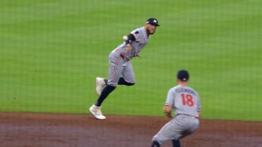 Carlos Correa makes quick flip for out