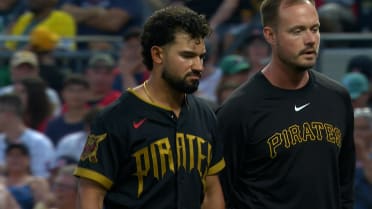 Nick Gonzales exits game after HBP
