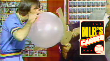 The Kurt Bevacqua 'Bubble Gum Blowing Contest' card