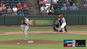 Spencer Giesting strikes out eight over seven frames