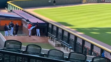 Tarik Skubal throws bullpen session
