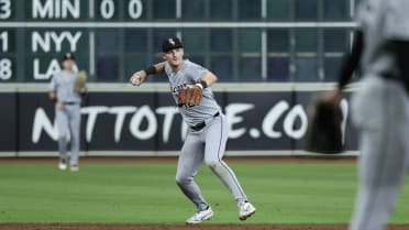 Colson Montgomery's sliding stop