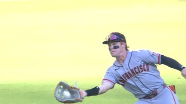 Drew Gilbert's sliding catch
