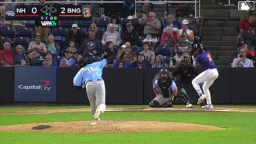 Jefferson Rojas drills his 23rd homer of the year