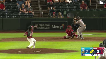 Druw Jones singles on a line drive to center fielder Miguel Ugueto. Demetrio Crisantes scores. Jansel Luis scores.