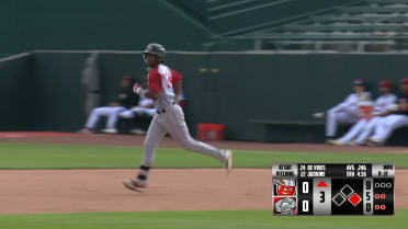 Leo De Vries swats a two-run home run