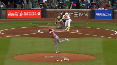 Hunter Greene strikes out Marcell Ozuna