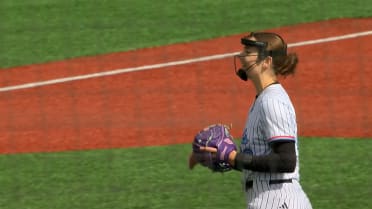 Kat Sandercock's 6th strikeout of the game