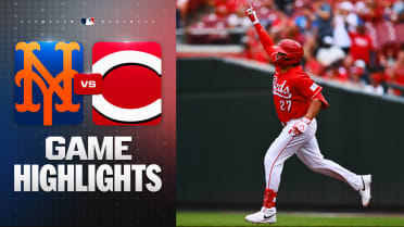 Sal Stewart drives in four runs in the Reds' win