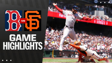 Red Sox vs. Giants Highlights 