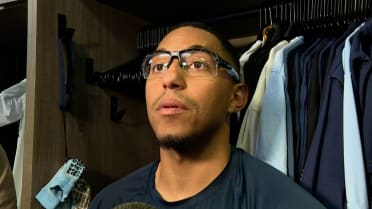 Richie Palacios on clutch hit in ALDS Game 2 win