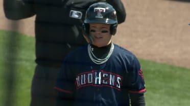 Max Clark's first Triple-A hit