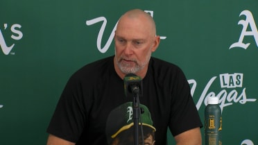 Mark Kotsay on the Athletics' 10-1 loss
