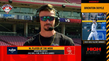 NL Player of the Week Brenton Doyle joins High Heat