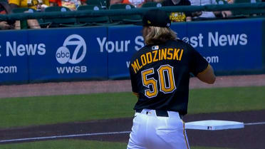 Carmen Mlodzinski strikes out three