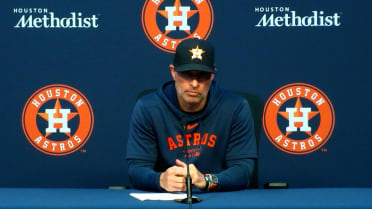 Joe Espada on Astros' homers, baserunning, Ryan Gusto