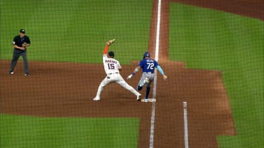 The Astros' clean 4-6-3 double play