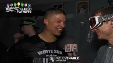 Will Venable celebrates White Sox postseason berth