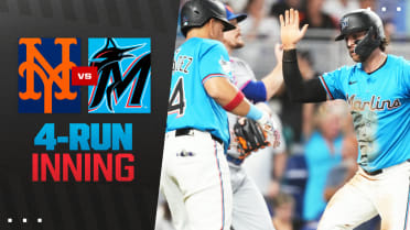 Marlins toman la delantera con cuatro carreras en la cuarta entrada