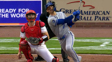 Bobby Witt Jr. doubles in the 5th