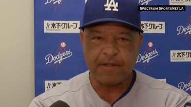 Dave Roberts discusses strong pitching in win