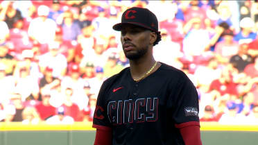 Hunter Greene fans Pete Crow-Armstrong