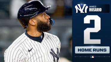 Amed Rosario's electric two-homer day vs. Athletics