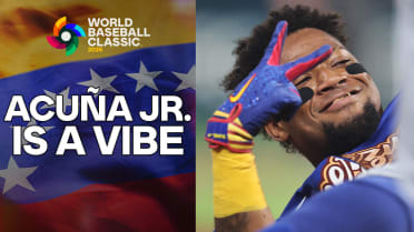 Ronald Acuña Jr. advances to third on steal, error