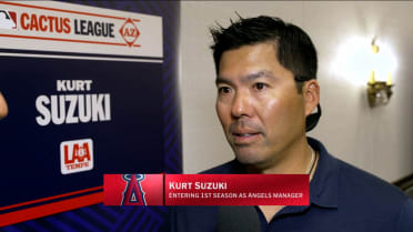 Kurt Suzuki on if Mike Trout will play the outfield