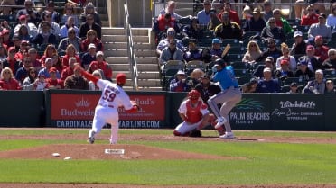 Christopher Morel's RBI infield base hit