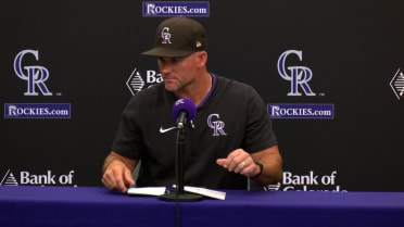 Warren Schaeffer discusses the Rockies' 7-3 loss