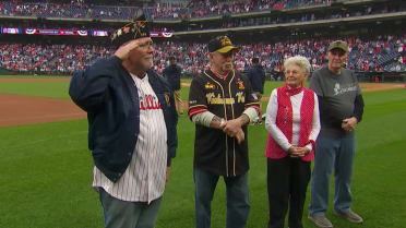 Phillies celebrate Armed Forces Day