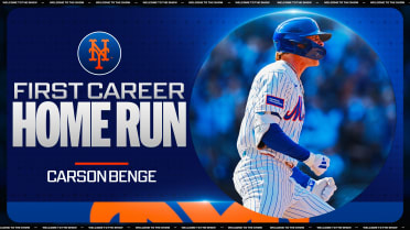 Carson Benge's first career home run