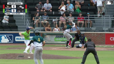 Dixon Williams singles on a line drive to right fielder Maxton Martin. Alex Lodise scores. Owen Carey to 3rd.