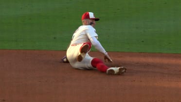 Zach Neto's diving grab 