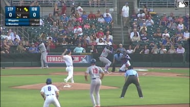 Jaxon Wiggins In play, run(s) to Hendry Mendez