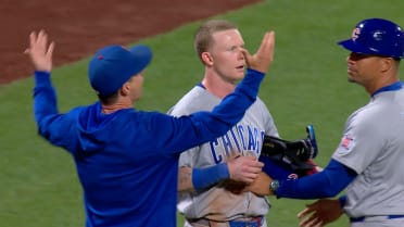 Pete Crow-Armstrong called out at second after review