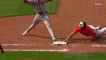 Matt Olson's double play confirmed after review