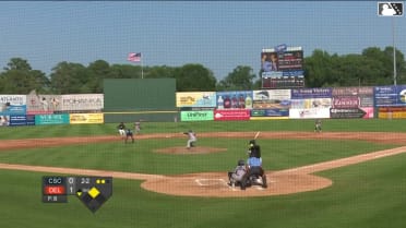Efrailin Ramos In play, no out to Jordan Sanchez
