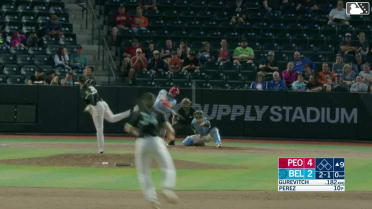 Jack Gurevitch homers (1) on a line drive to left center field.