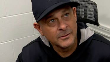 Aaron Boone on Judge passing DiMaggio in 4-1 win