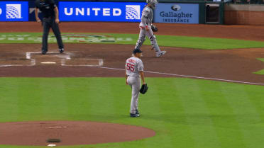 Ranger Suarez gets the K to end the inning