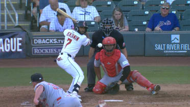 Juan Benjamin's two-run single