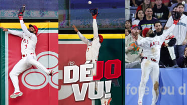 Jo Adell robs THREE home runs against the Mariners