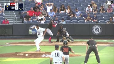 Eric Hartman's two-run home run