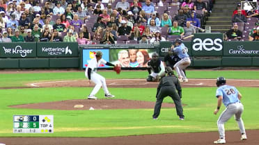 Luke Hill doubles (3) on a line drive to center fielder Kien Vu. Aaron Walton scores. Ryan Cesarini to 3rd.
