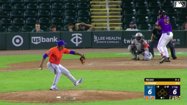 Quentin Young homers (9) on a fly ball to center field.